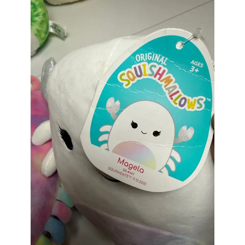 Lot of 7 Squishmallows Varios Sizes NWT and GUC